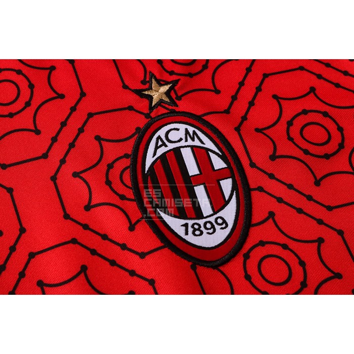 Chandal del AC Milan Manga Corta 20-21 Rojo - Haga un click en la imagen para cerrar